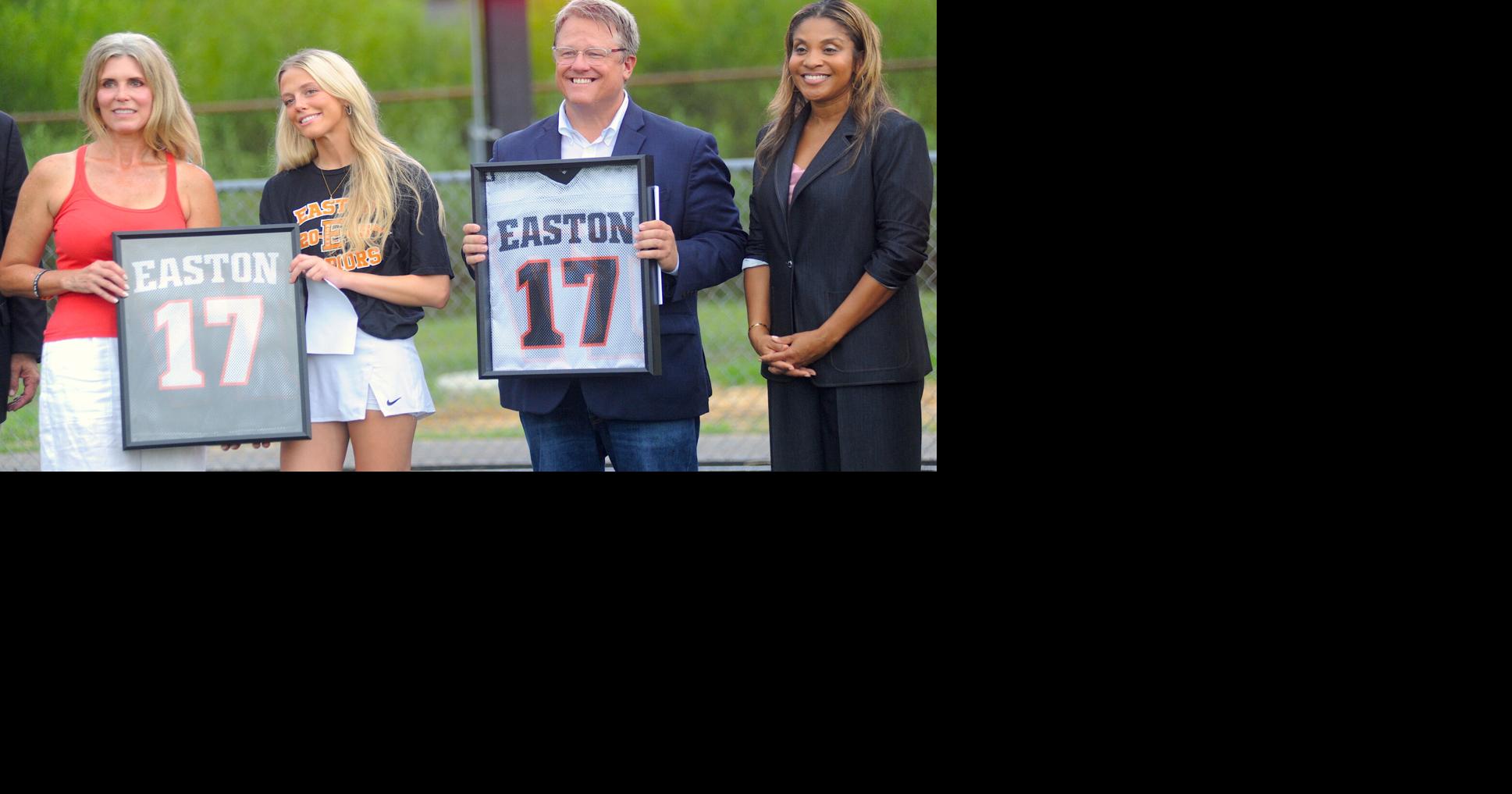 'A lasting reminder of life': Easton High's new scoreboard honors fallen Warriors