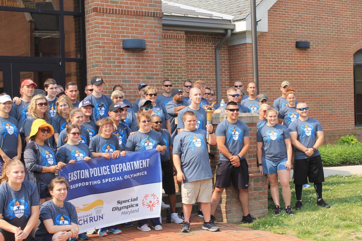 Law enforcement torch run for Special Olympics