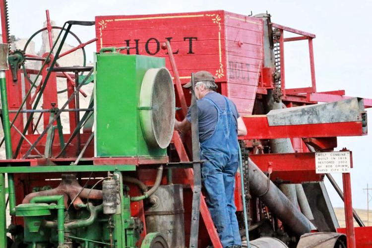 The Grimm Reaper Rare 1919 Holt combine finds new home at Legacy of