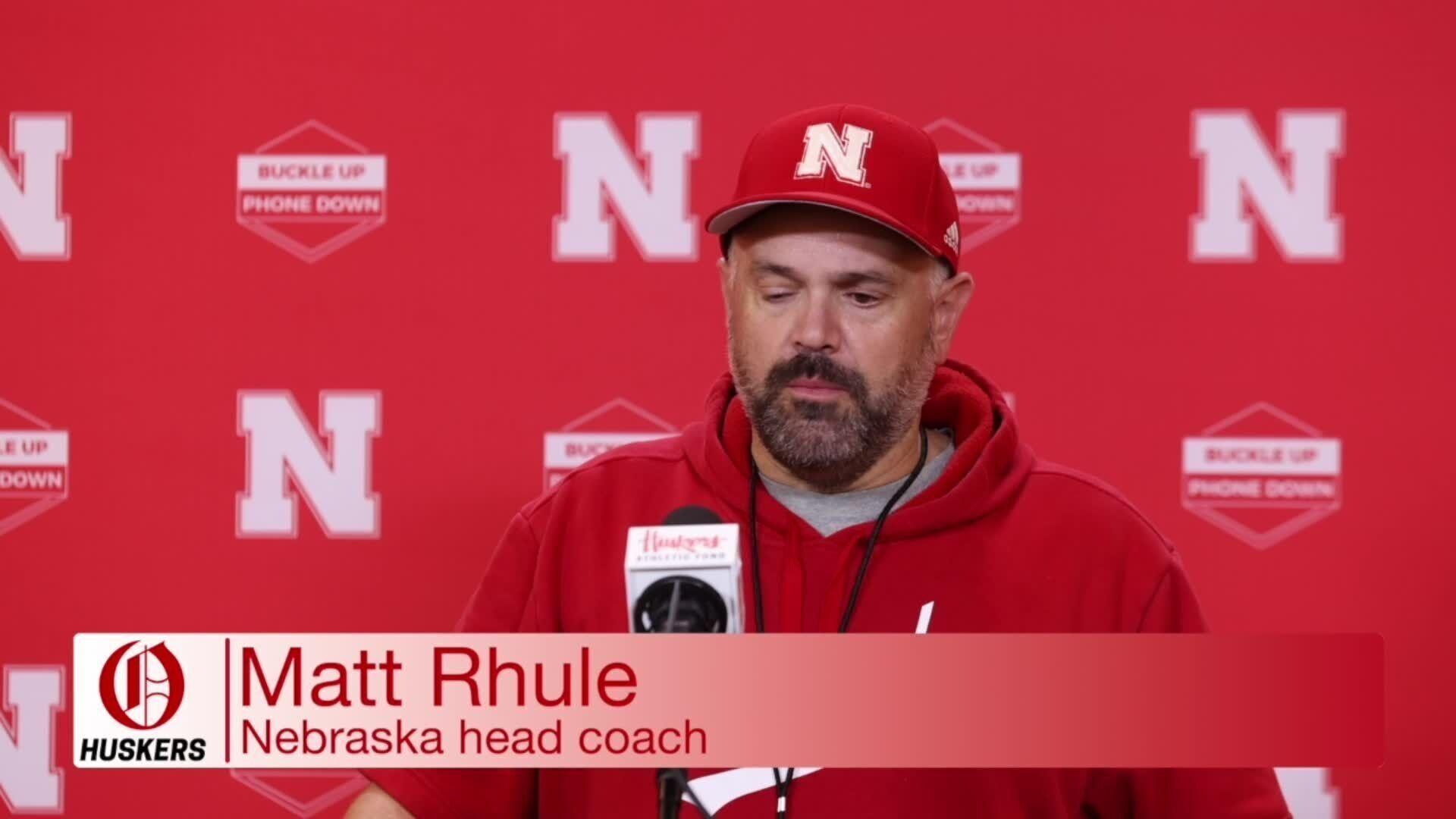Nebraska hiring Matt Rhule is move Cornhuskers have to make