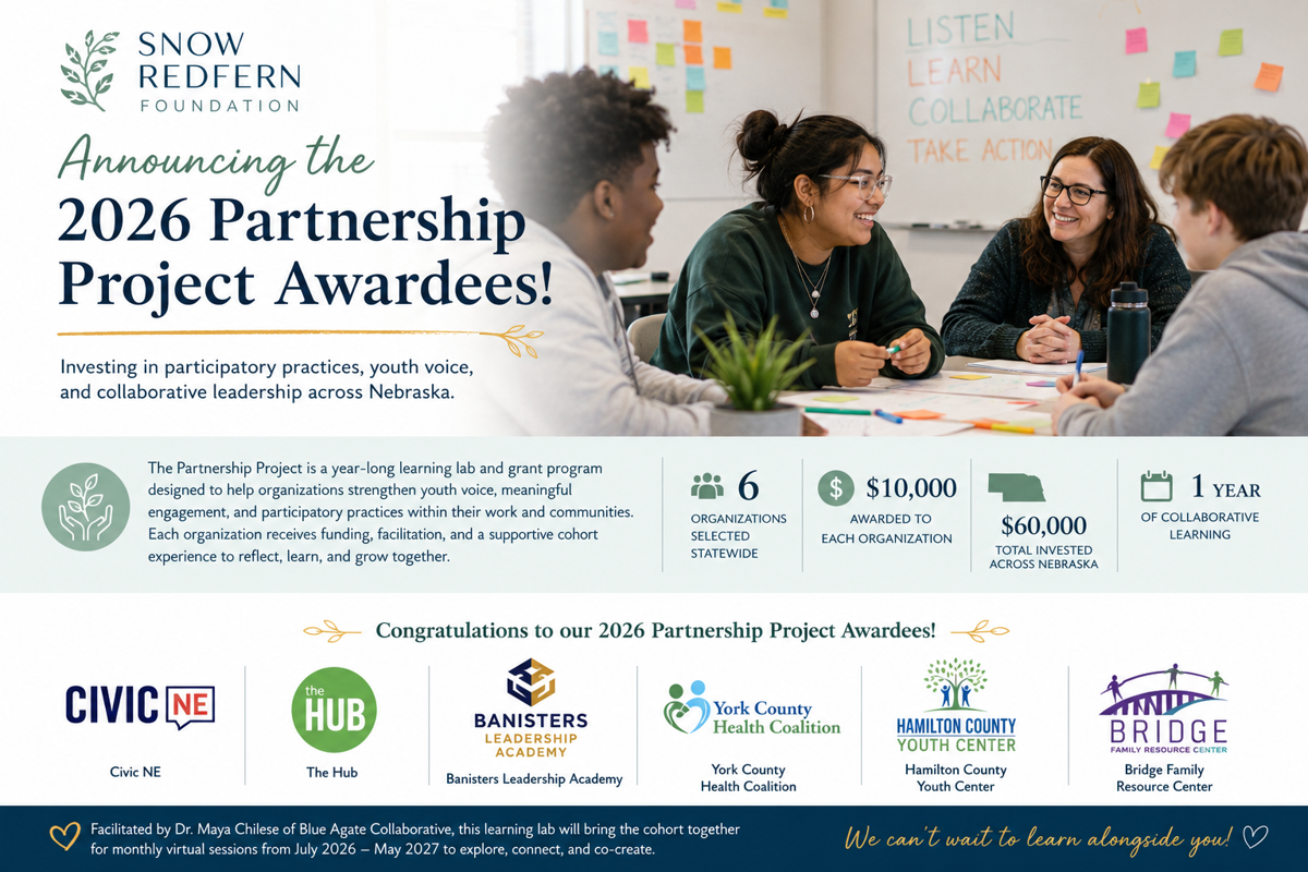 Snow-Redfern Foundation Announces 2026 Partnership Project Awardees
