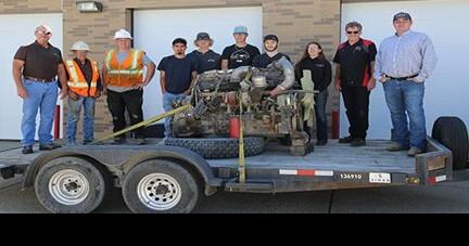 Simon donates diesel engine, transmission to WNCC Diesel Tech program - Vimarsana News
