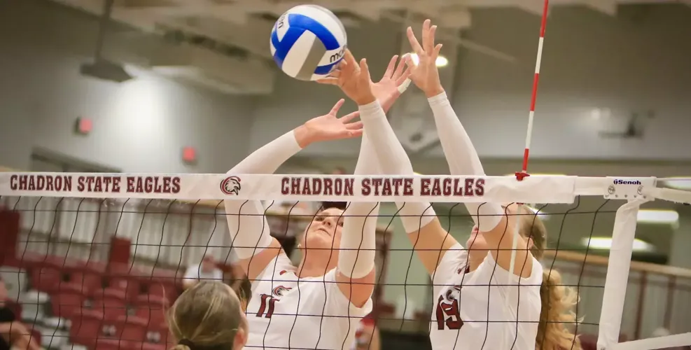 Meservey, Eagles Hold Block Party in Five-Set Loss