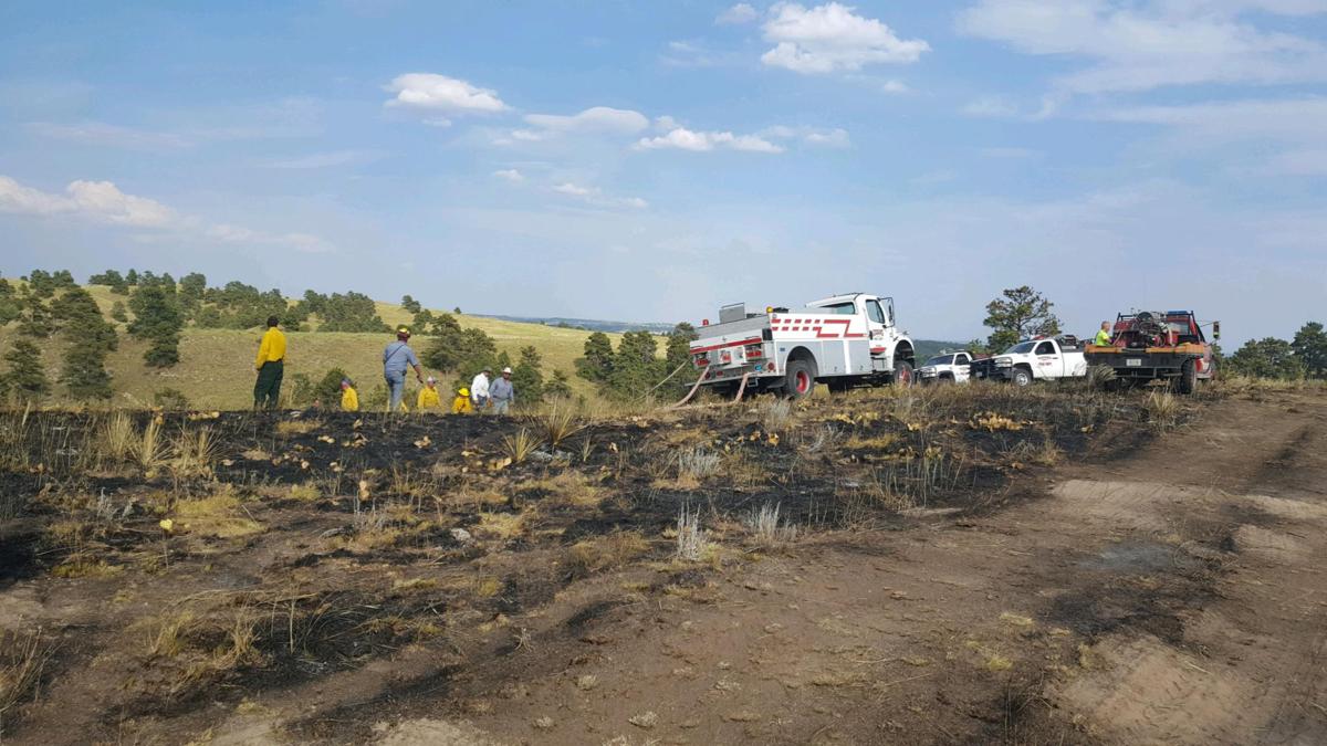 Firefighters from Panhandle departments battle Wildcat Hills fire
