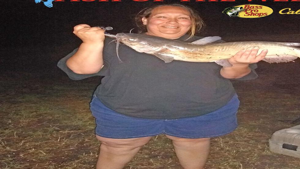 Biggest Fish Contest Lizbeth Galindo Reels In 26 Inch Channel Catfish Sports News Starherald Com