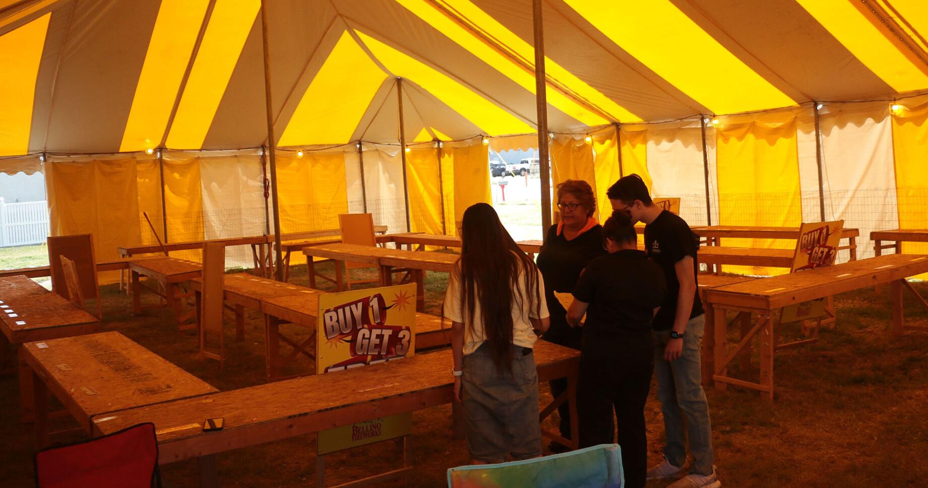 Local firework sellers prepare for Independence Day celebrations - Vimarsana News