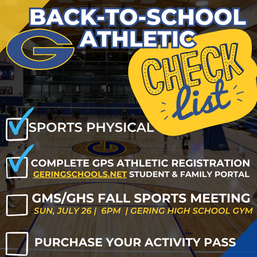 IT’S GAME TIME, GERING! Your Ultimate Back-to-School Athletic Checklist is Here!