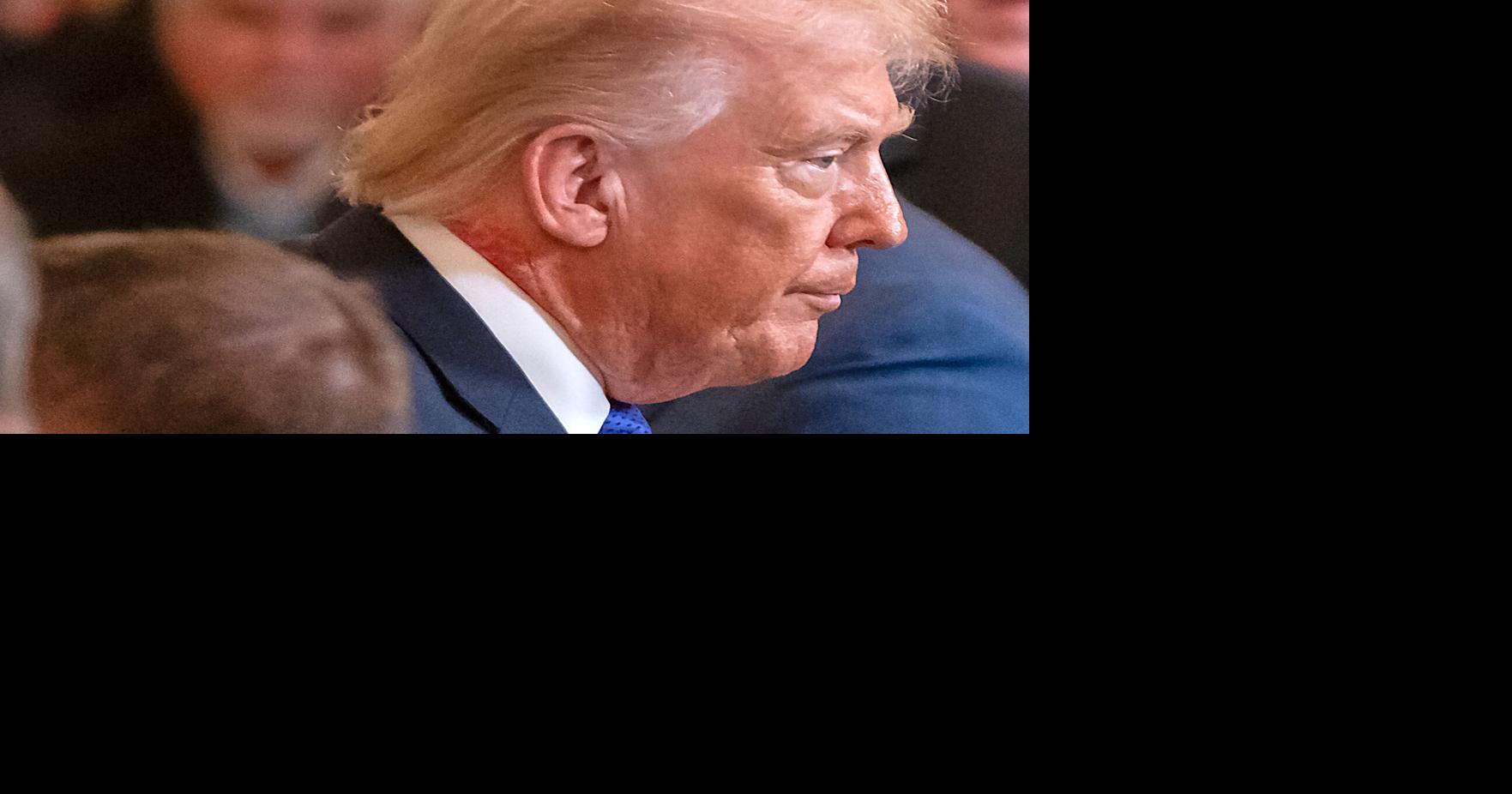 White House says redness on Trump's neck is from skin cream