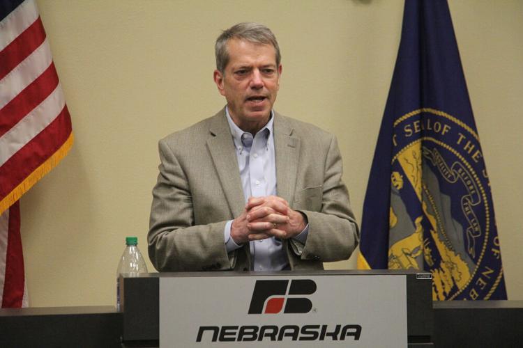 Governor candidate Jim Pillen makes Scottsbluff stop on tour