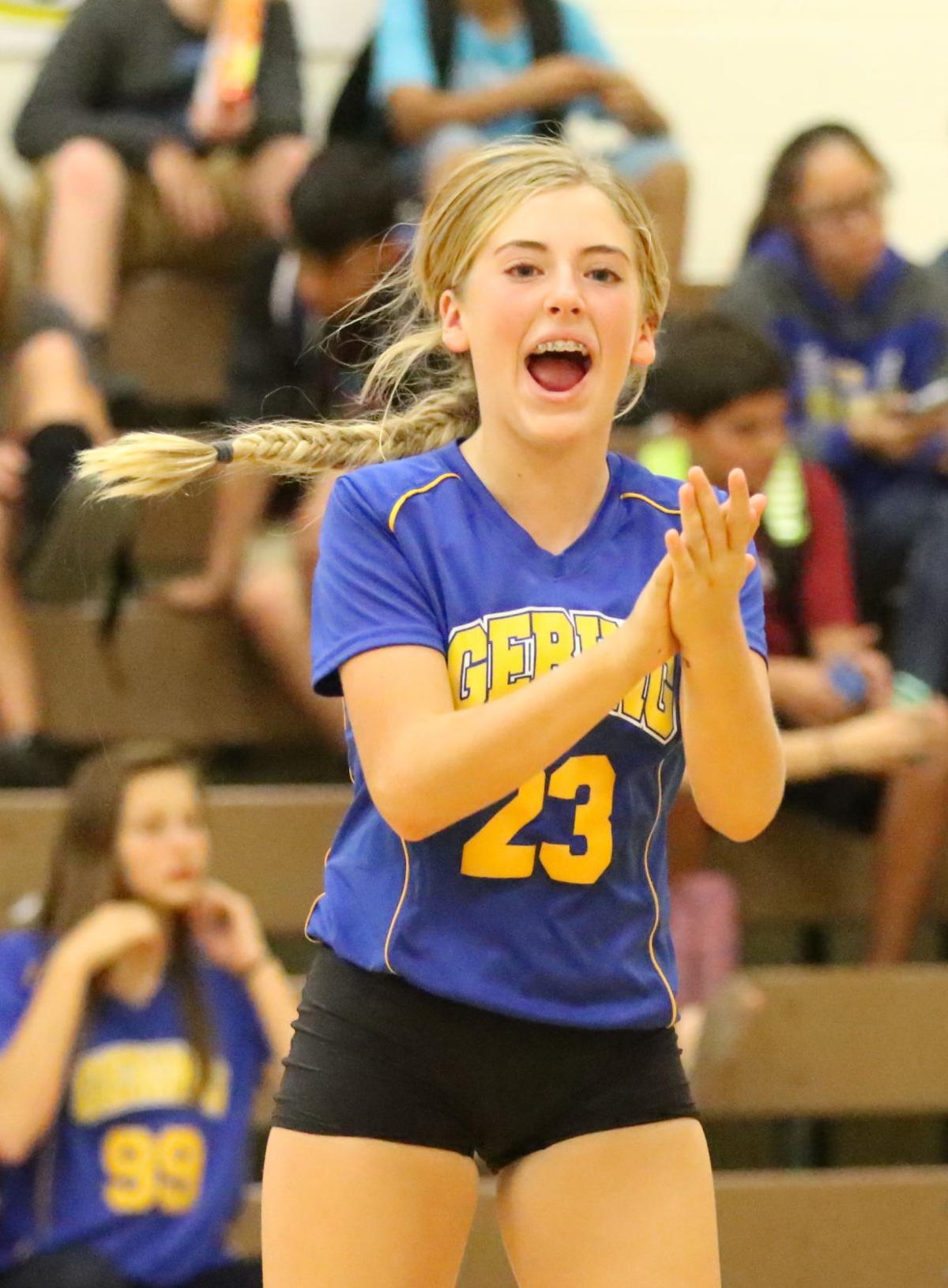 Gering 7th grade volleyball teams enjoy lots of success vs. Torrington