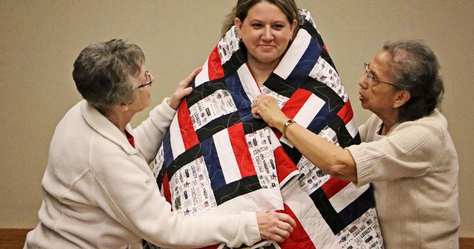 Quilts of Valor: Six women, local man honored in ceremonies - Vimarsana News