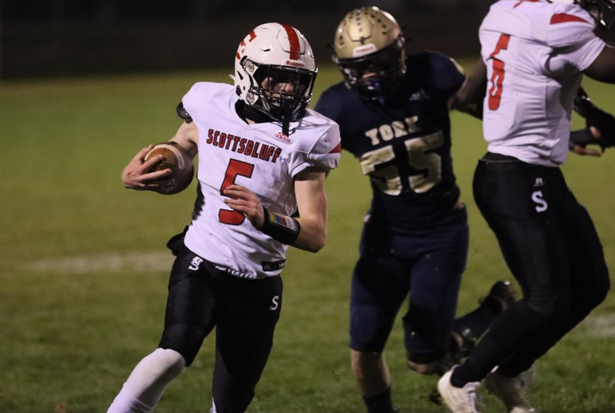 Scotttsbluff football opens playoffs with shutout of York