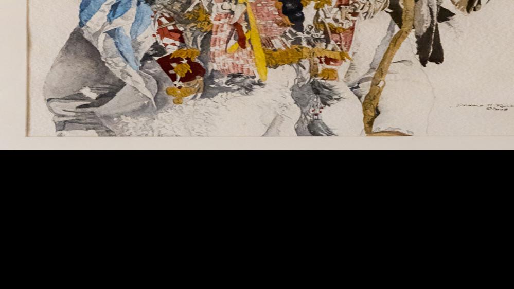 Retired Csc Art Instructor Don Ruleaux Draws On His Lakota