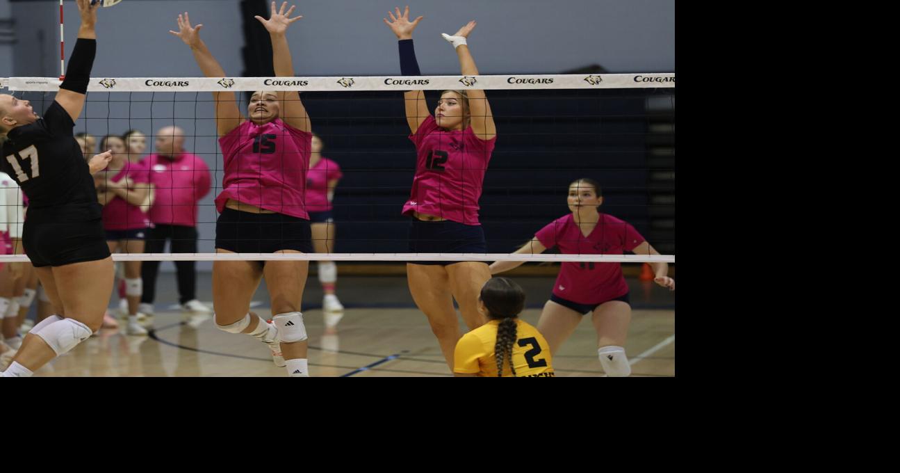 Three Cougars reach double figures in kills as Western Nebraska CC volleyball wins in four