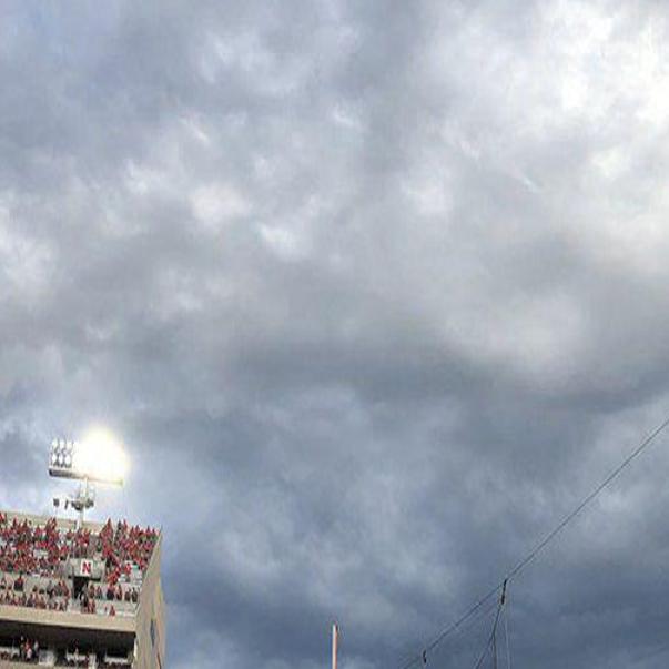 Husker Football Game Goes Into A Weather Delay After Opening