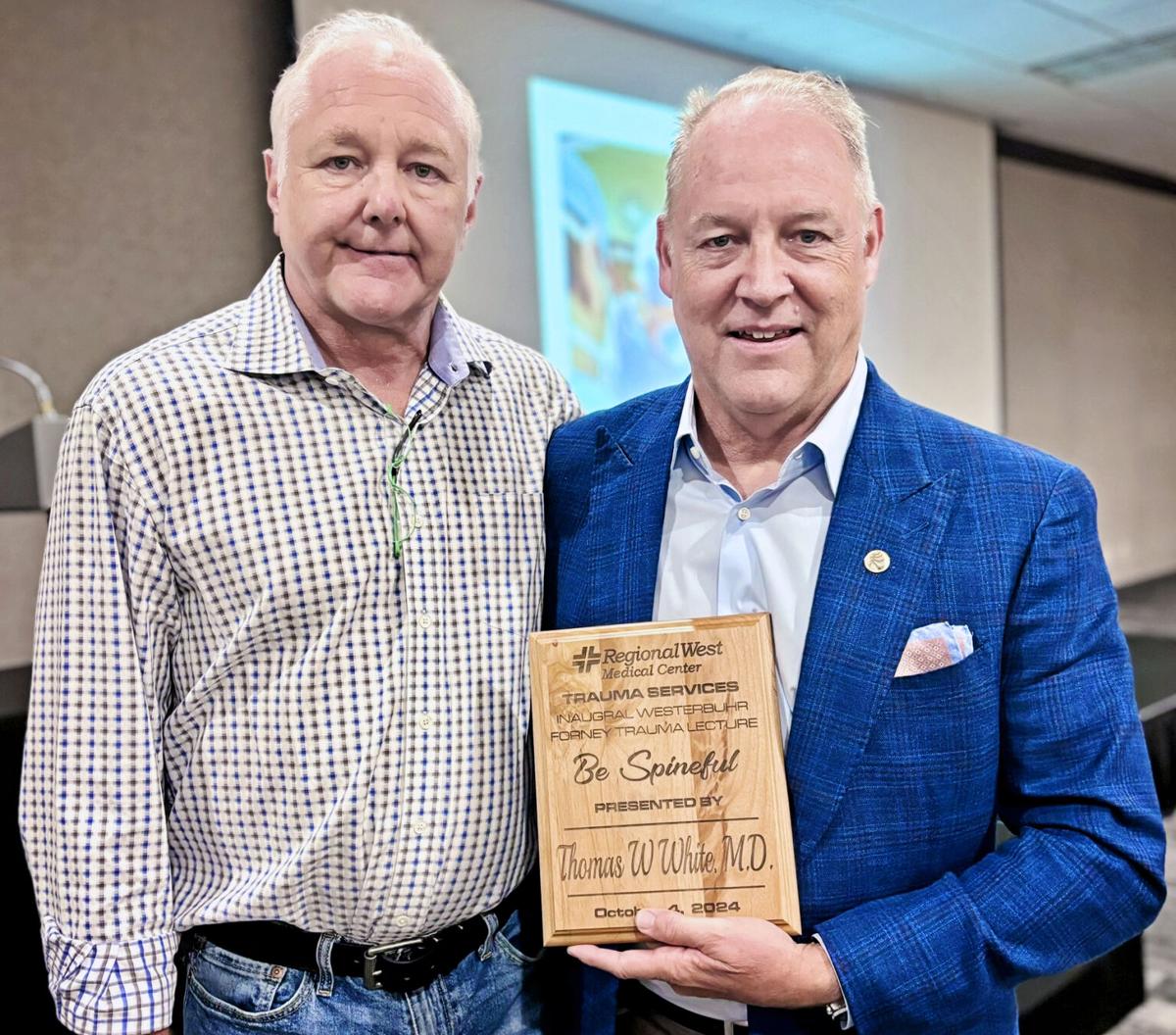 White honored as inaugural speaker for Western Nebraska Trauma