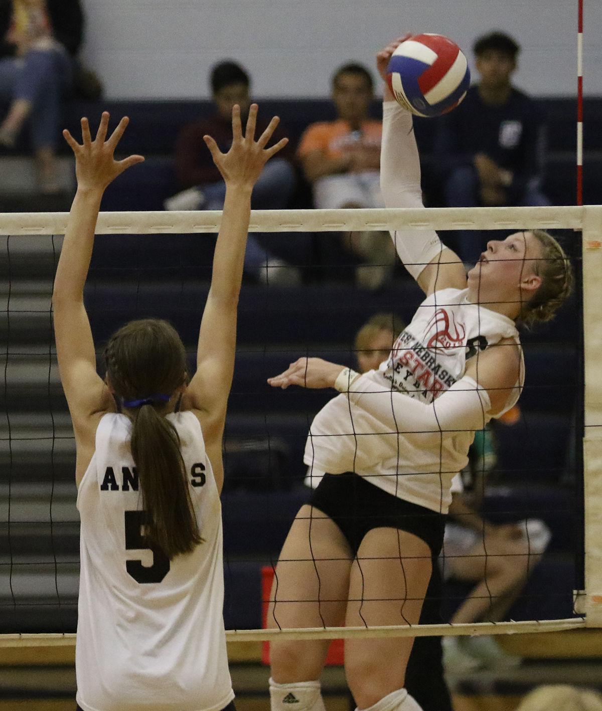 cyza leads west to all star volleyball win sports news starherald com cyza leads west to all star volleyball