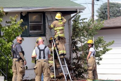 Firefighters respond to fireworks' fire