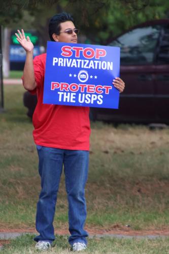 USPS carriers gather in opposition of idea of privatization