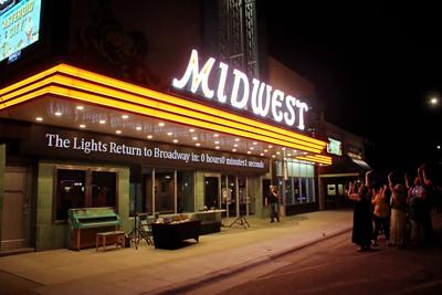 Bringing the lights back to Broadway: Midwest Theater's marquee highlight of downtown again (copy)