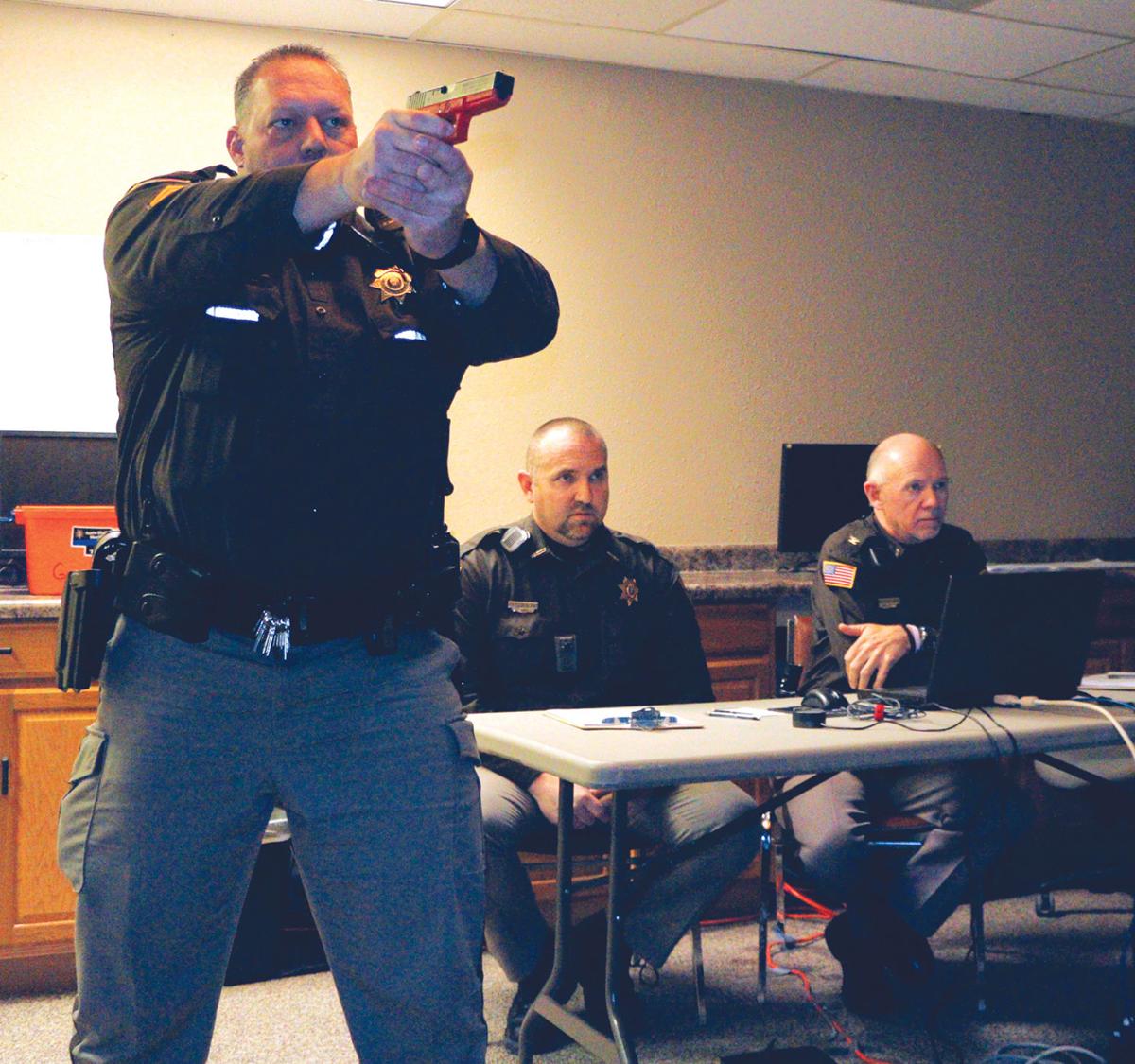 Scotts Bluff County Sheriff s deputies test skills with simulation