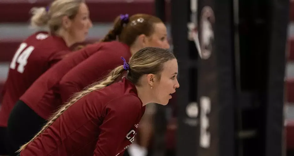 Volleyball Facing Front-Runners on Front Range
