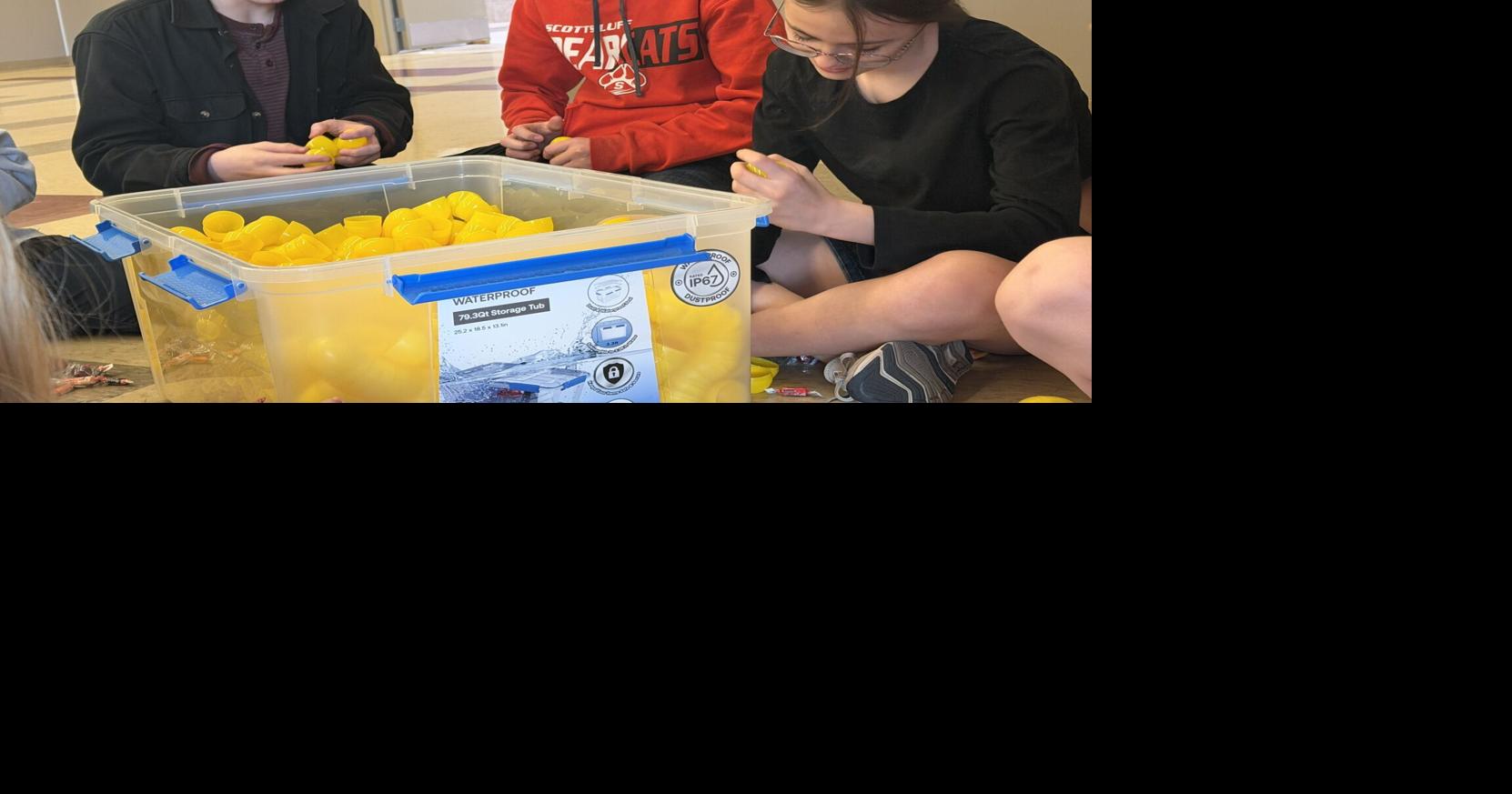 BMS Builders Club helps ready thousands of eggs Scottsbluff Easter egg hunt