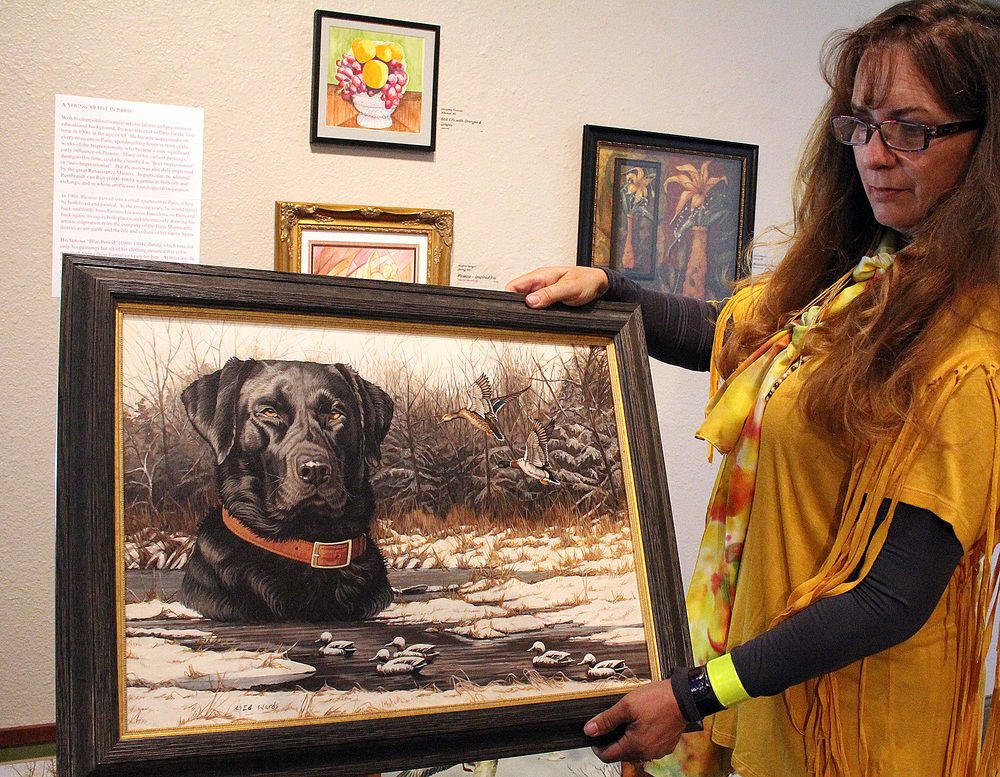 Works by late wildlife artist, Charlotte Edwards, will be on display