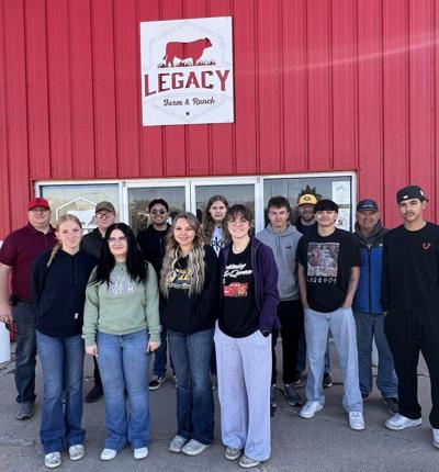 Gering High School Welding Students Partner with Legacy Coop on Signage Project
