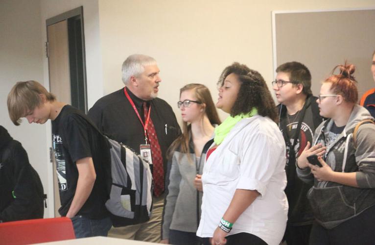 Students tour the newly transformed Scottsbluff School High
