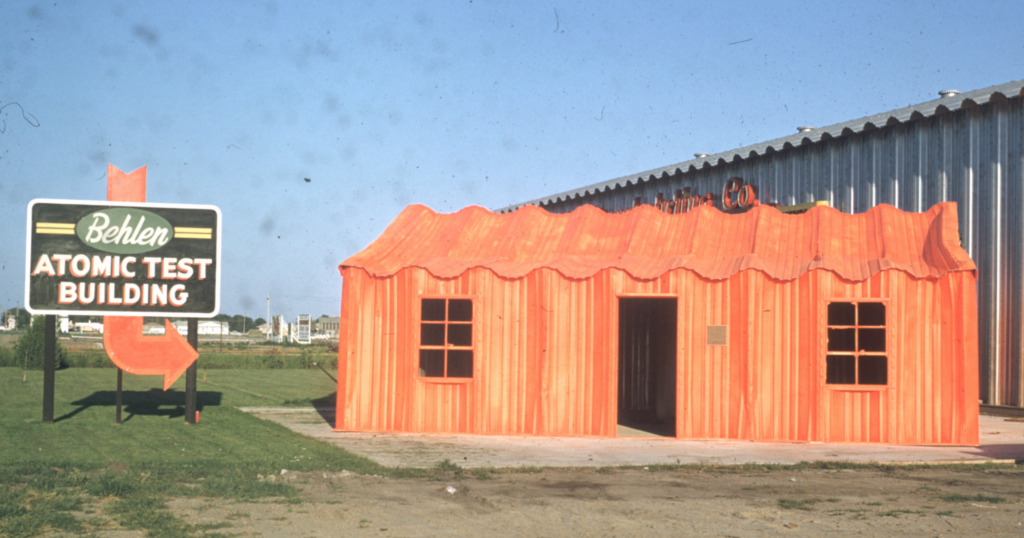 When Behlen Manufacturing in Columbus tested a shed with an atomic bomb