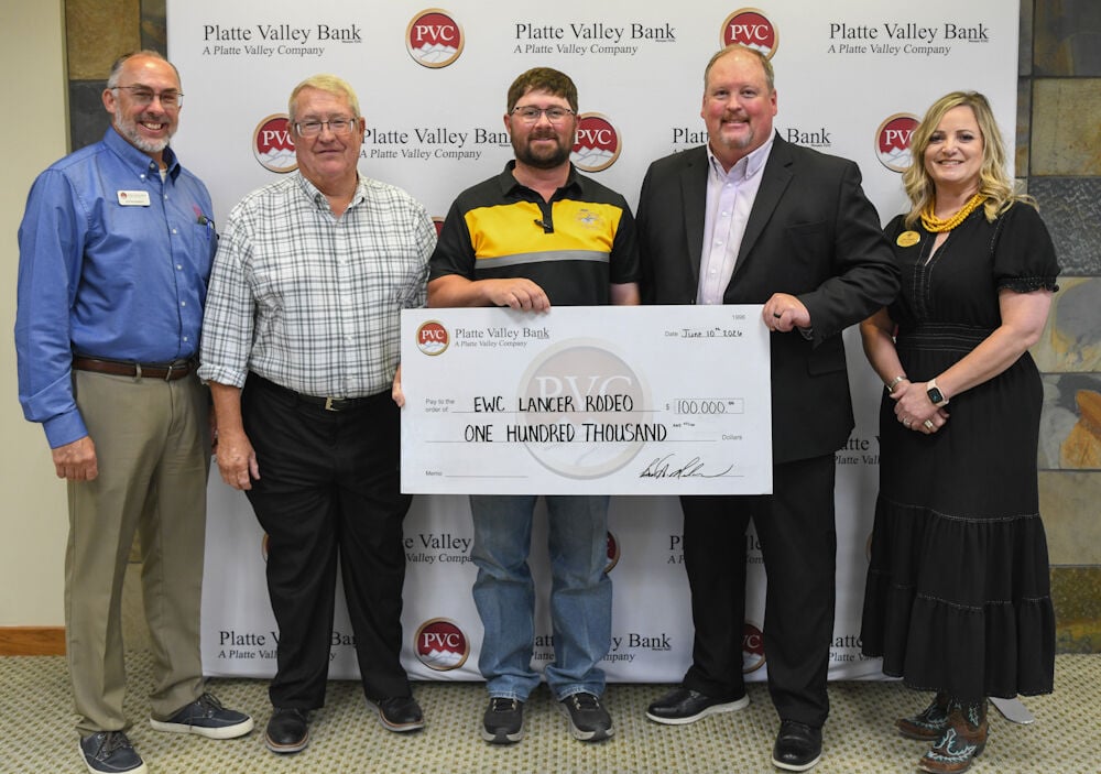 Platte Valley Bank donates $100,000 to support EWC horse boarding facility