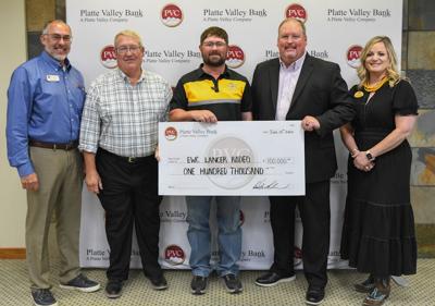 Platte Valley Bank donates $100,000 to support EWC horse boarding facility