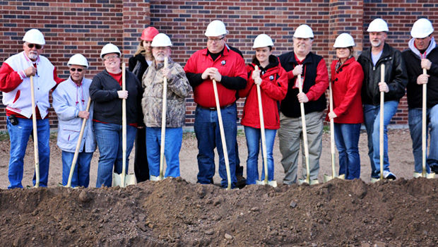 Minatare school breaks ground on storm shelter