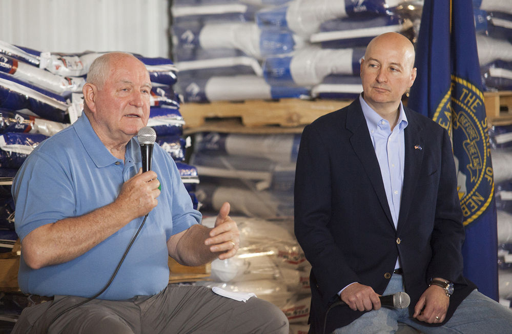 U S Ag Secretary Sonny Perdue Visits Western Nebraska Farm And