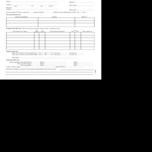 Arby's Employment Application