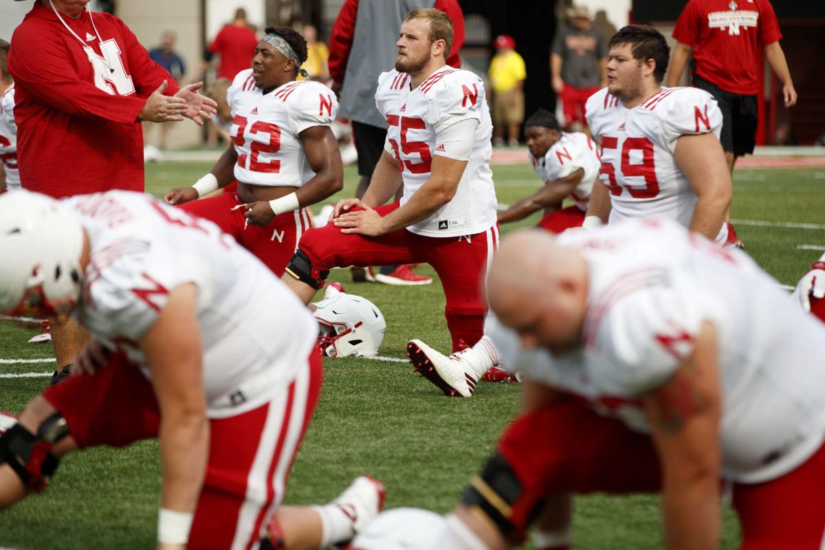 Photos Nebraska Works Through Practice In Full Pads Aug 10th Football Starherald Com