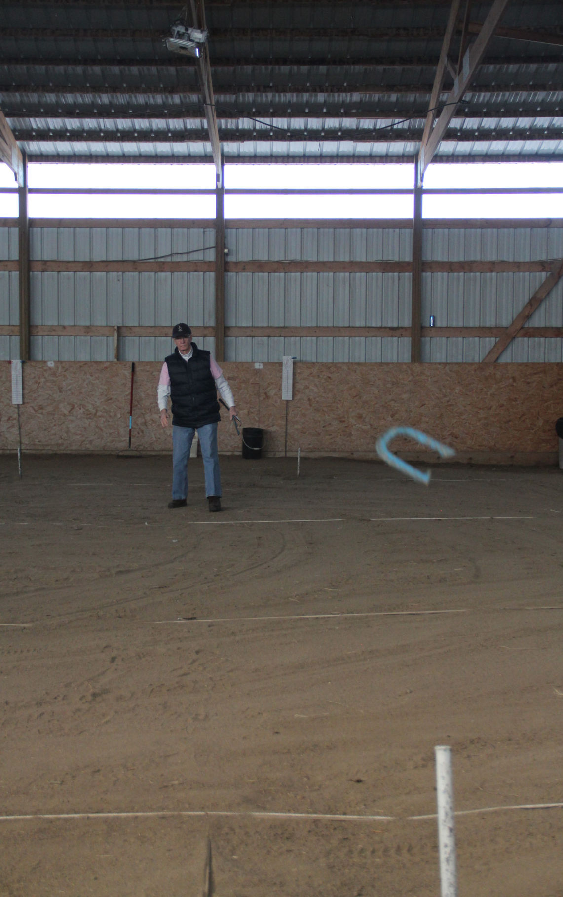 Iron Chukars Horseshoe Pitchers Club gather for first tournament