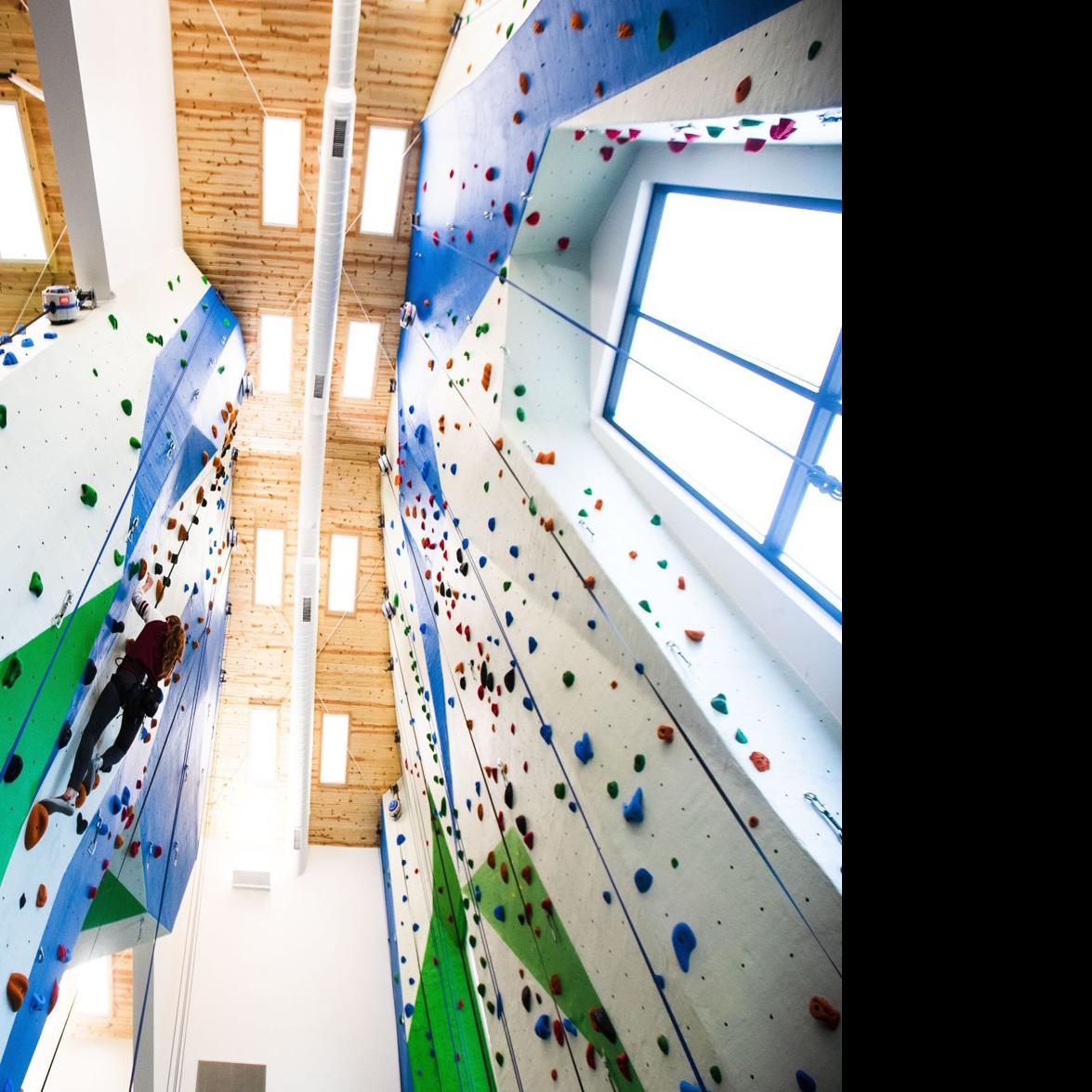 A 42 Foot Climbing Wall With Breathtaking Views Is Opening Soon At