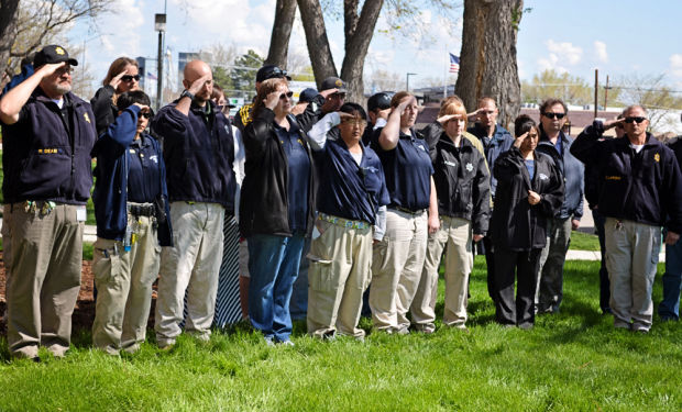 Law enforcement recognize fallen corrections officer
