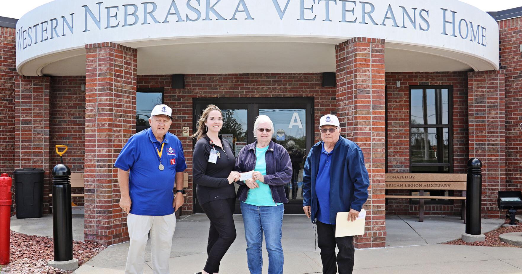 Admirals Association presents check to Western Nebraska Veterans Home - Vimarsana News