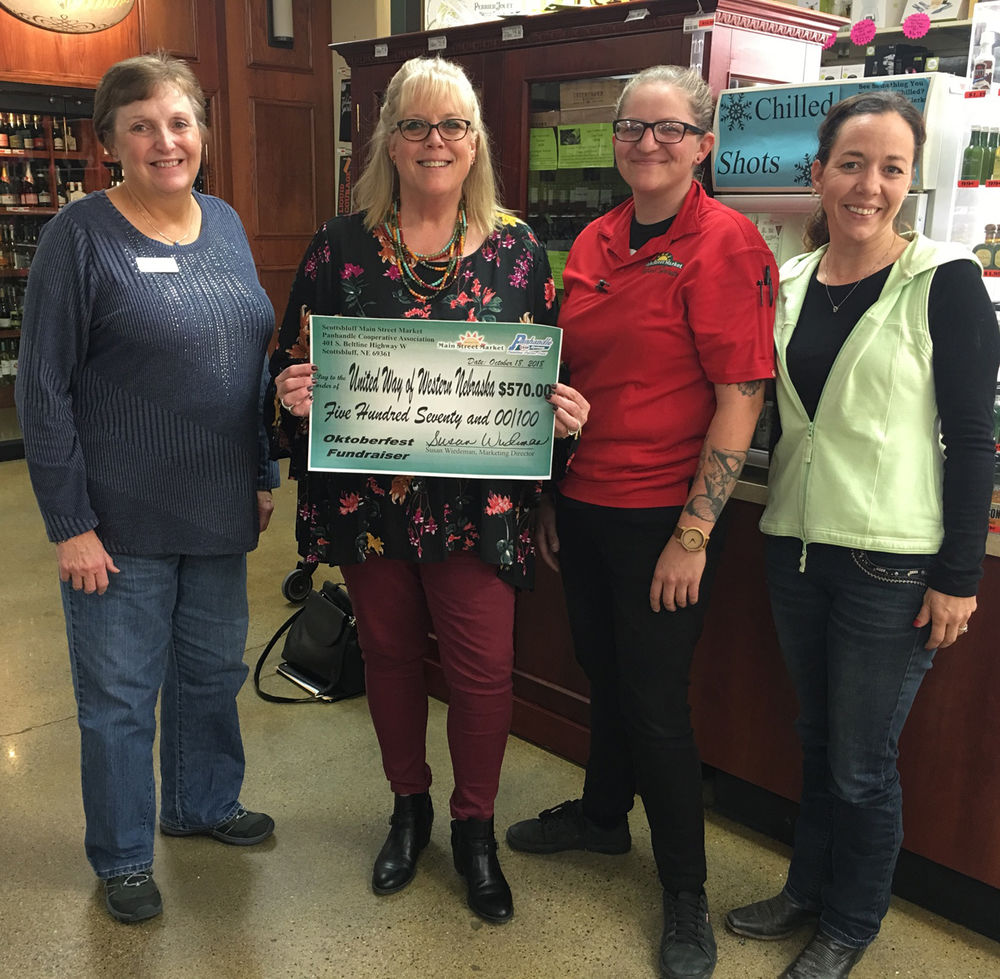 Panhandle COOP Main Street Market presents $570 donation to United Way ...