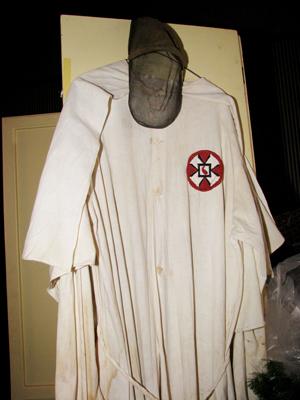 Original Ku Klux Klan Costume 1890's Costume, Found in house in