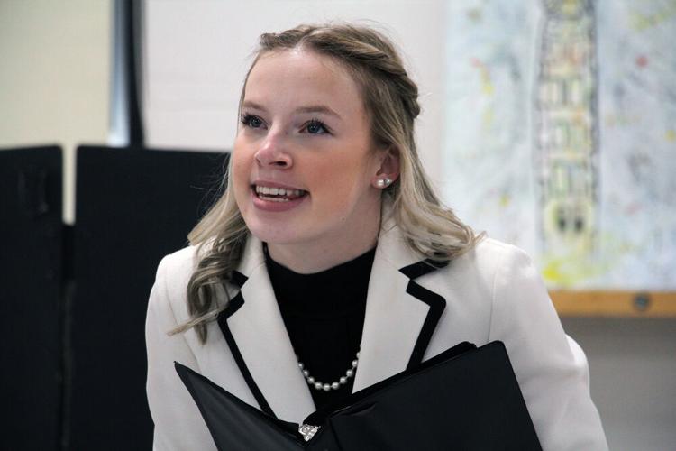 Senior Mackenzie Gable attributes speech success to teammates