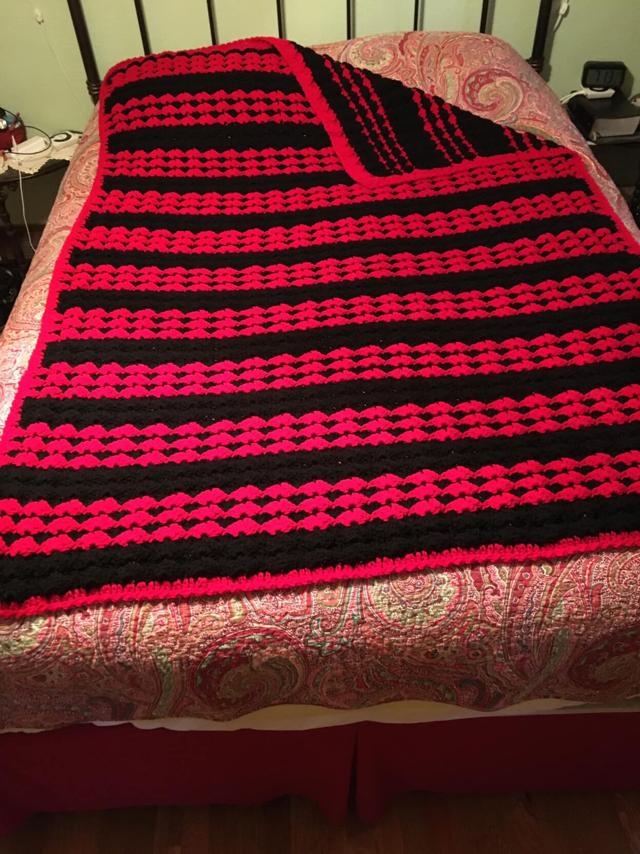 Bobcat Afghan up for bids