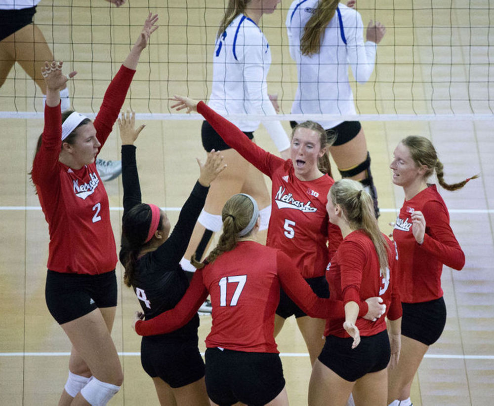 Position changes working well for Husker volleyball team