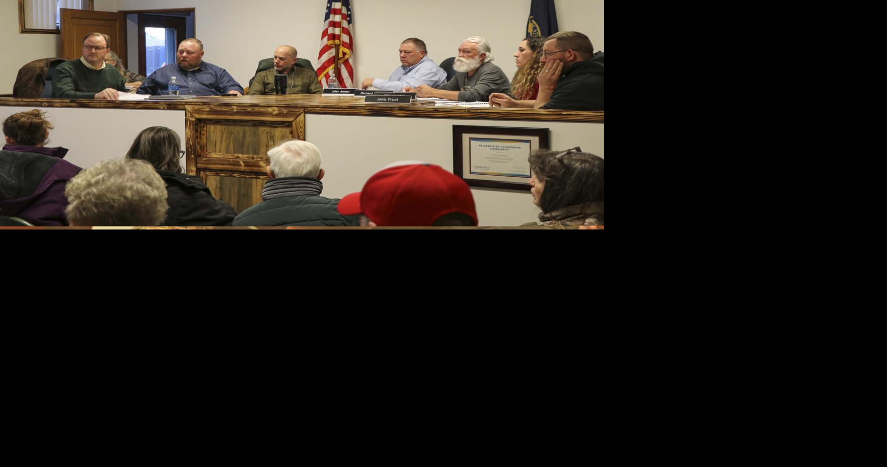 Village of Hemingford Board of Trustees signs lease agreement for care