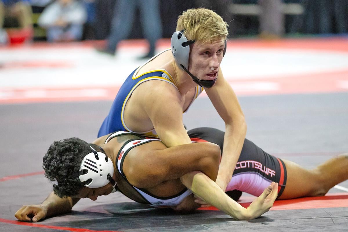 Gering wrestlers win team title: Scottsbluff's Paul Garcia wins fourth state title