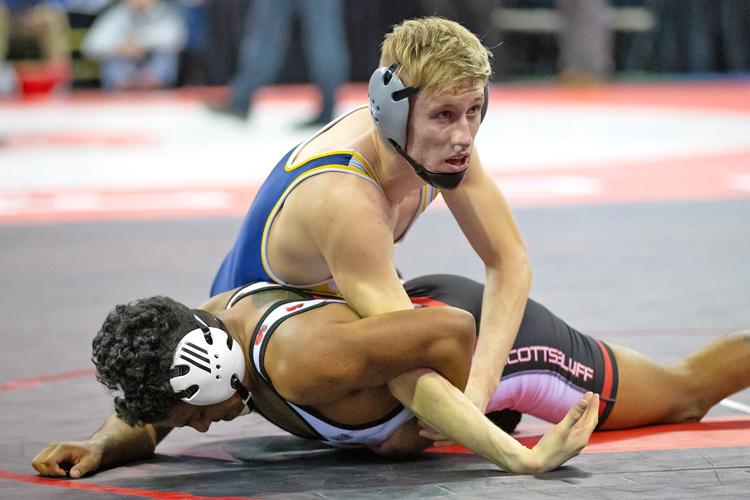 Gering wrestlers win team title: Scottsbluff's Paul Garcia wins fourth state title