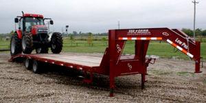 Red Rhino Flatbed Trailer